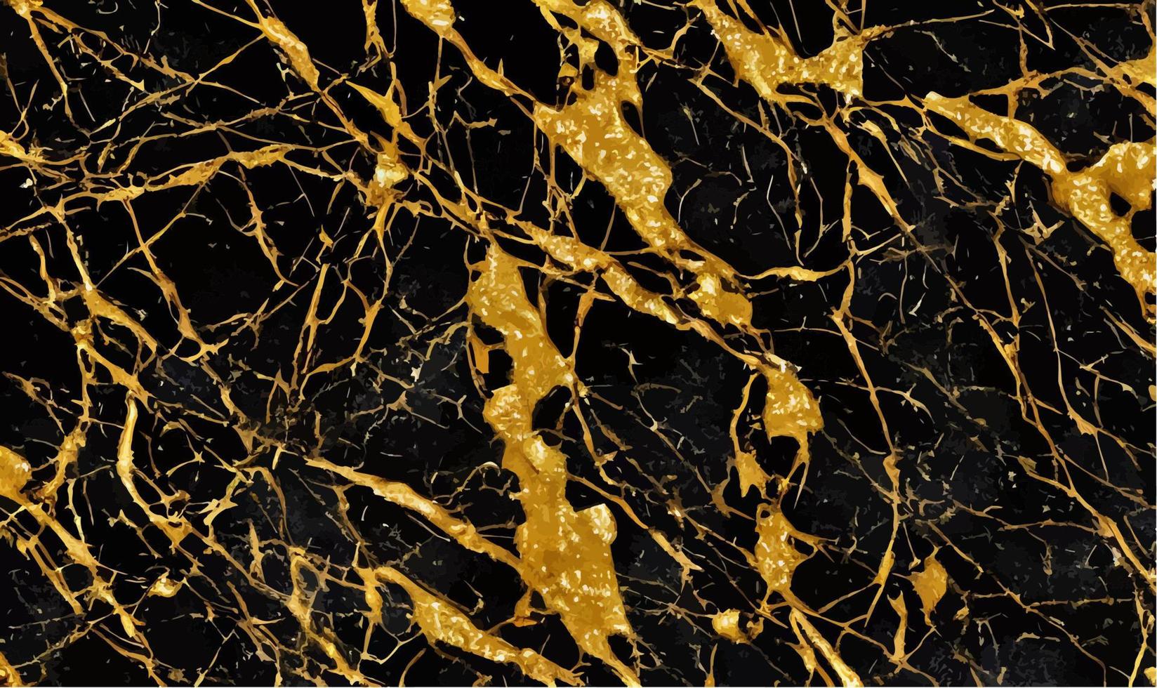Golden marble texture with many contrasting textures.Vector. vector