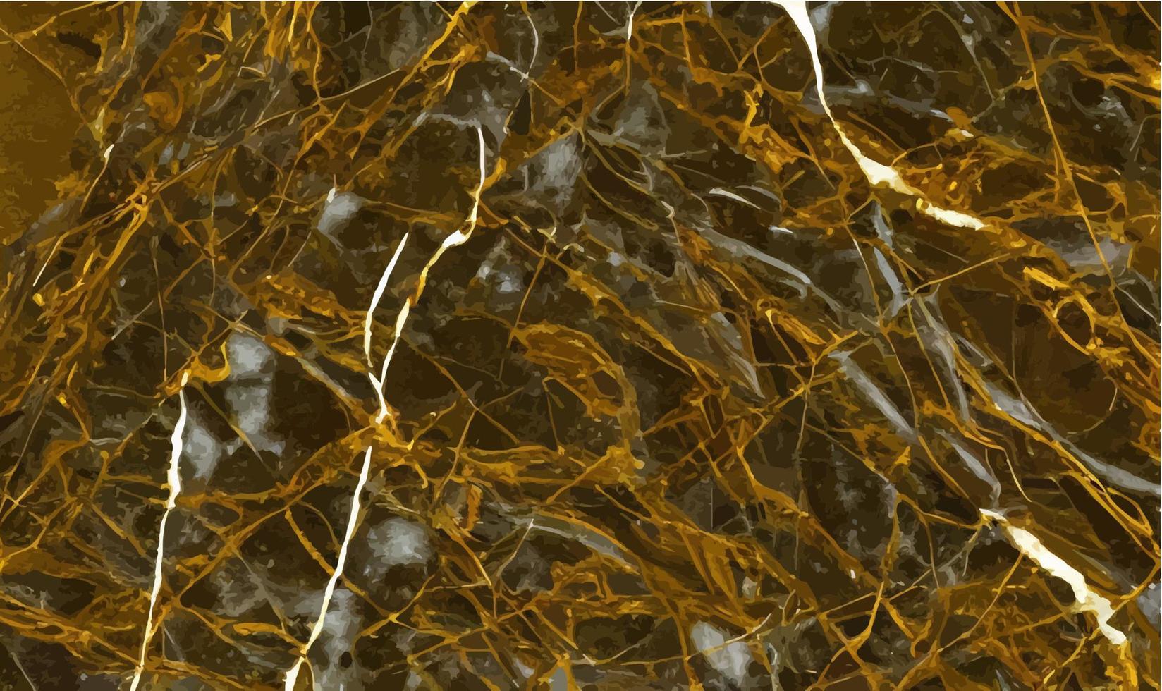 Golden marble texture with many contrasting textures.Vector. vector