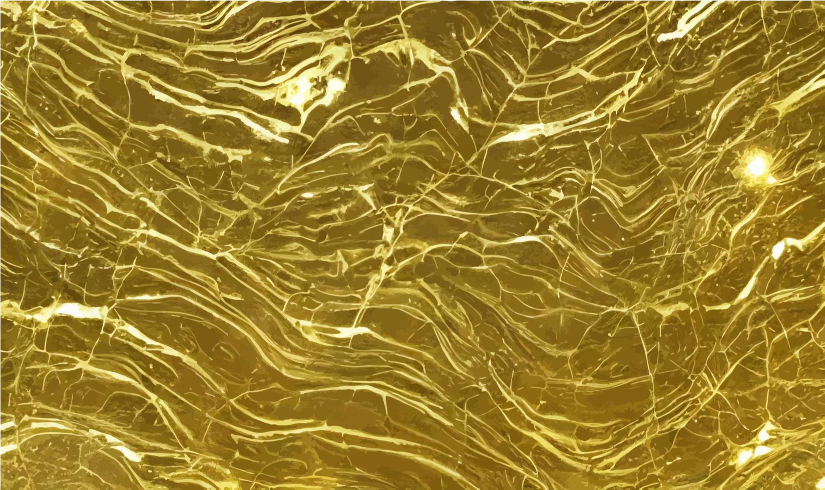 Golden marble texture with many contrasting textures.Vector. vector