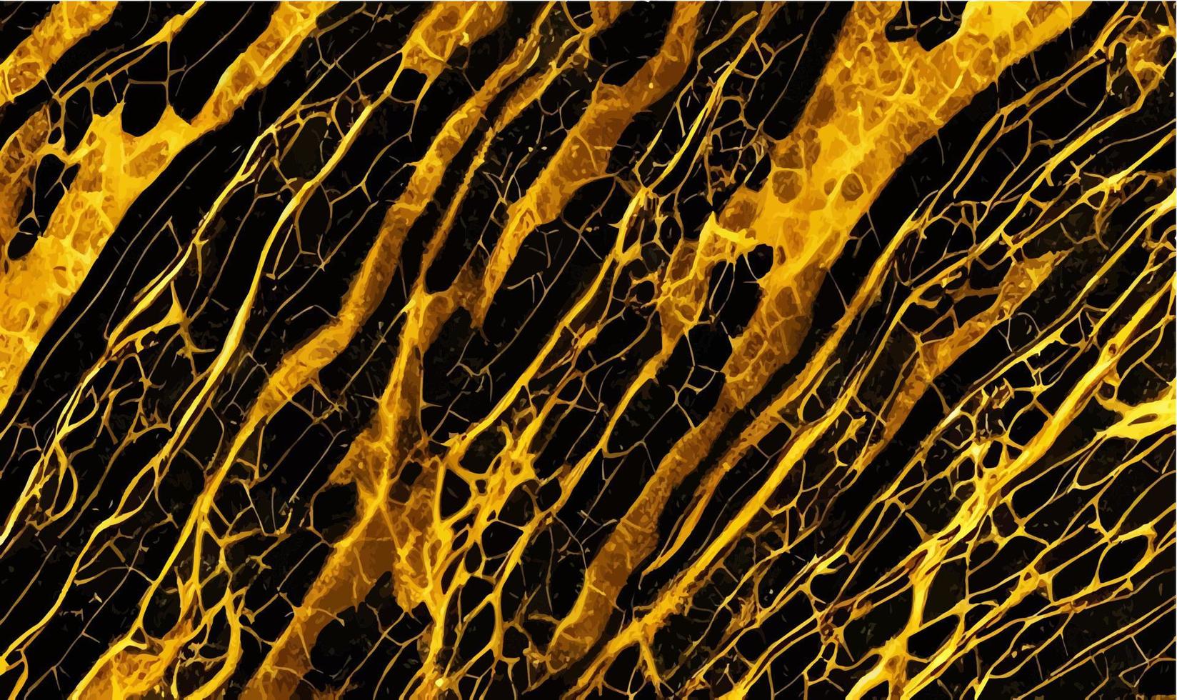 Golden marble texture with many contrasting textures.Vector. vector