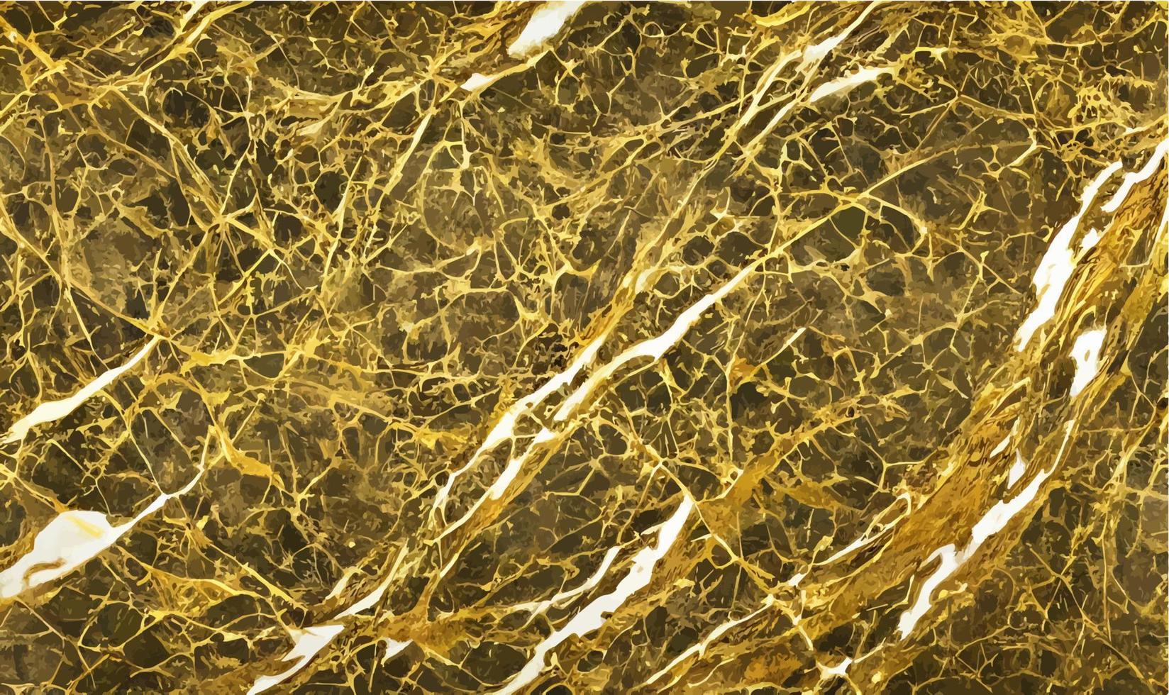 Golden marble texture with many contrasting textures.Vector. vector