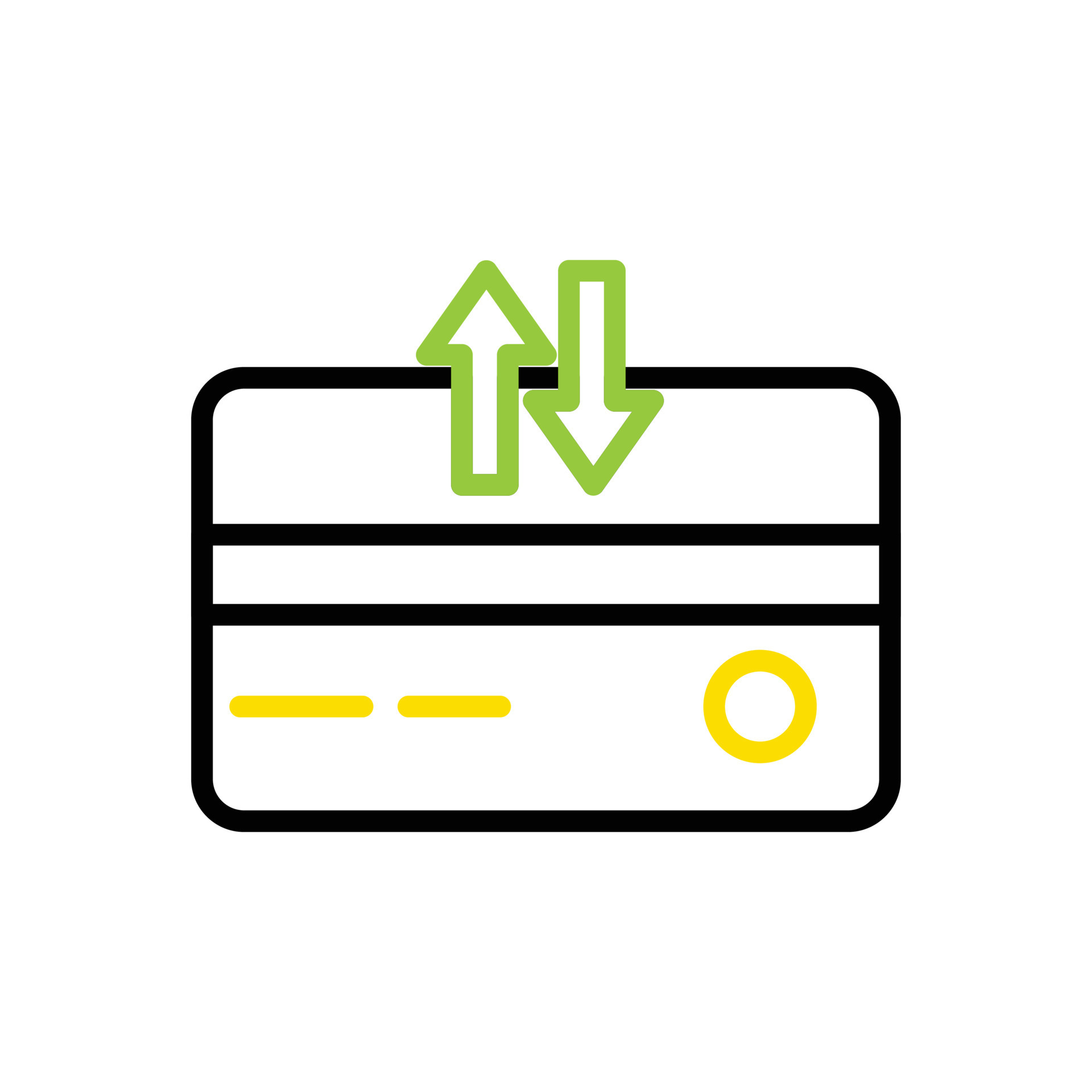 debit and credit card icons, vector design suitable for websites and
