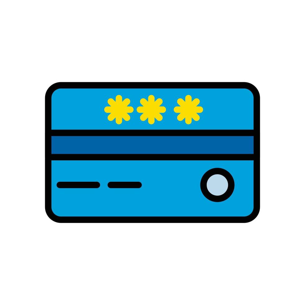 debit and credit card icons, vector design suitable for websites and apps.