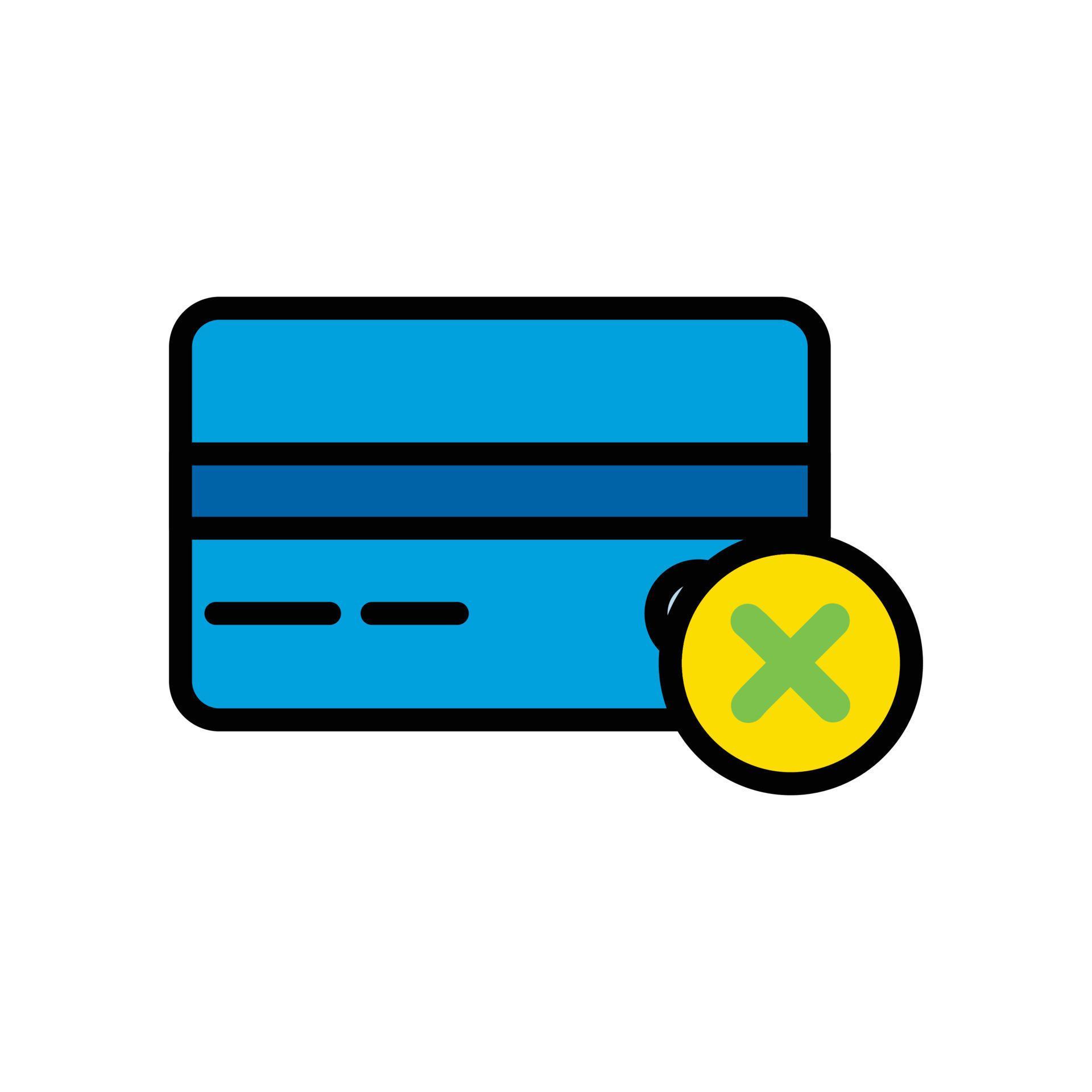 debit and credit card icons, vector design suitable for websites and