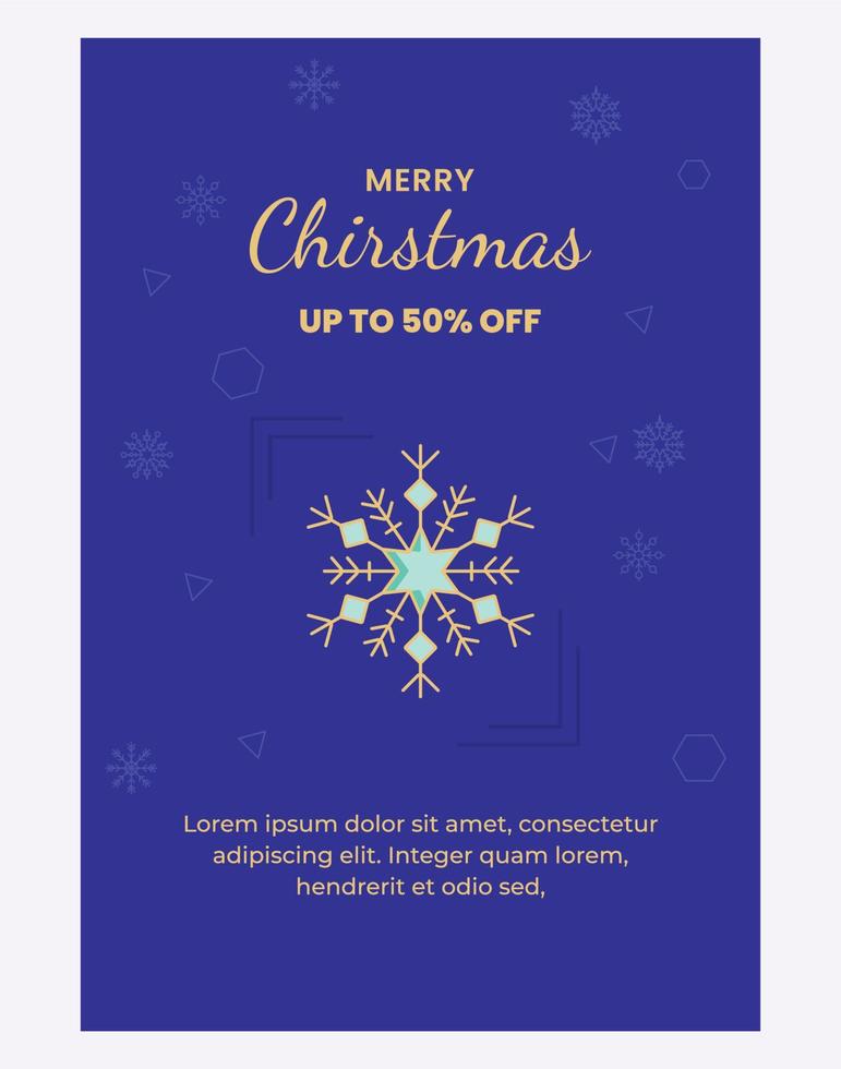 Vector Merry Christmas card set background banner design. flat style vector poster illustration