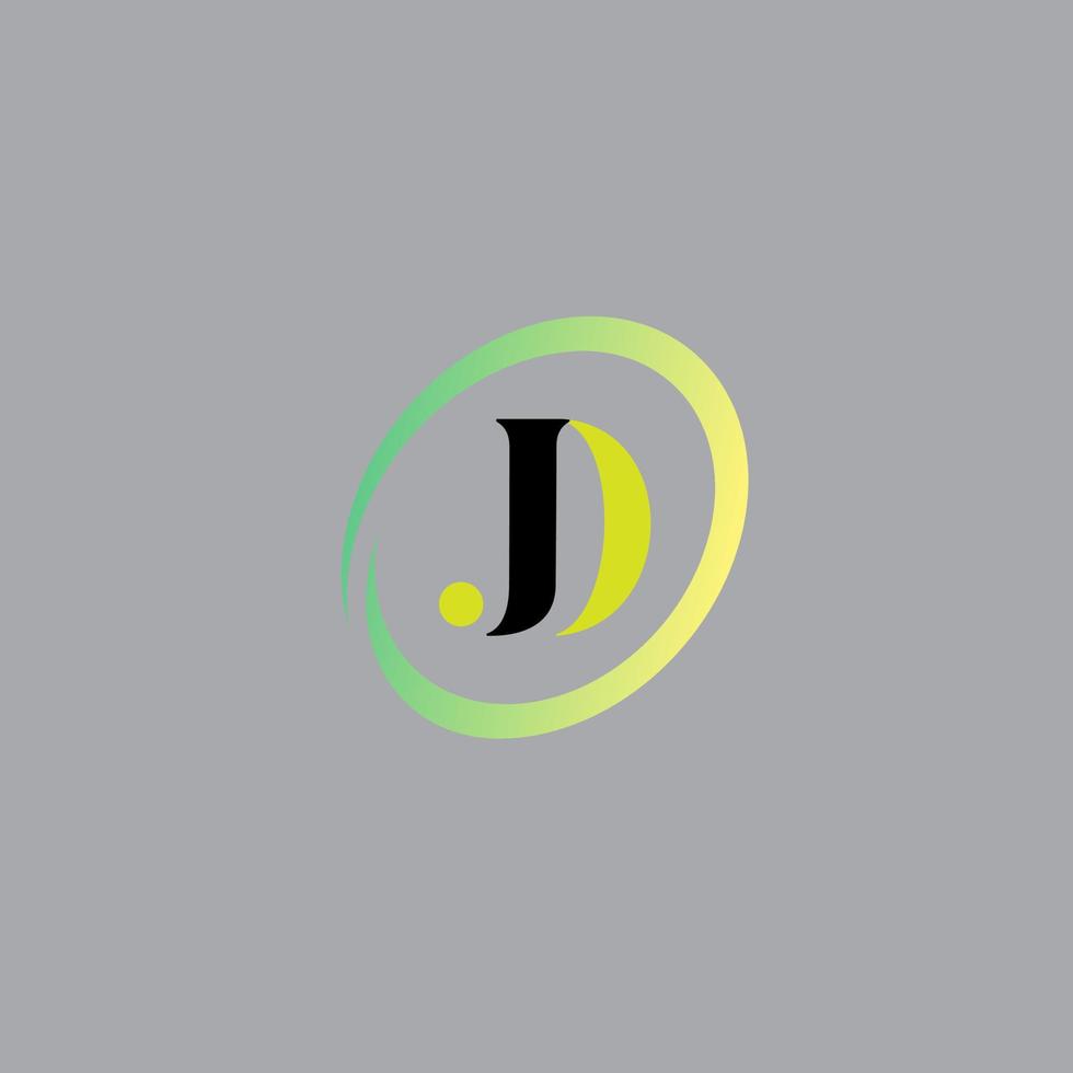 JD Text Logo vector