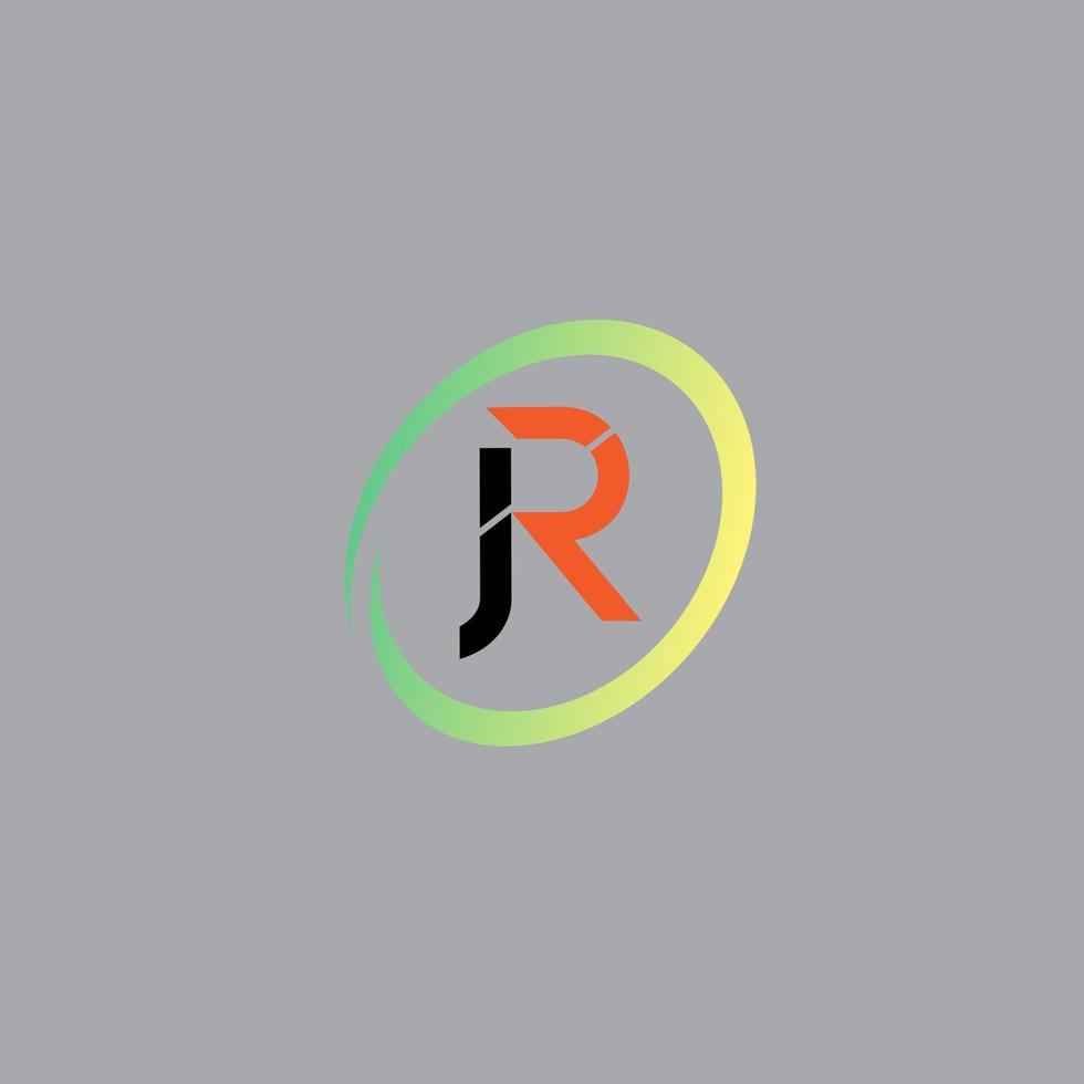 JR Text Logo vector
