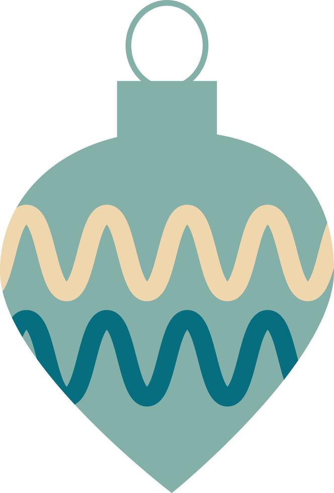 Christmas tree toy vector