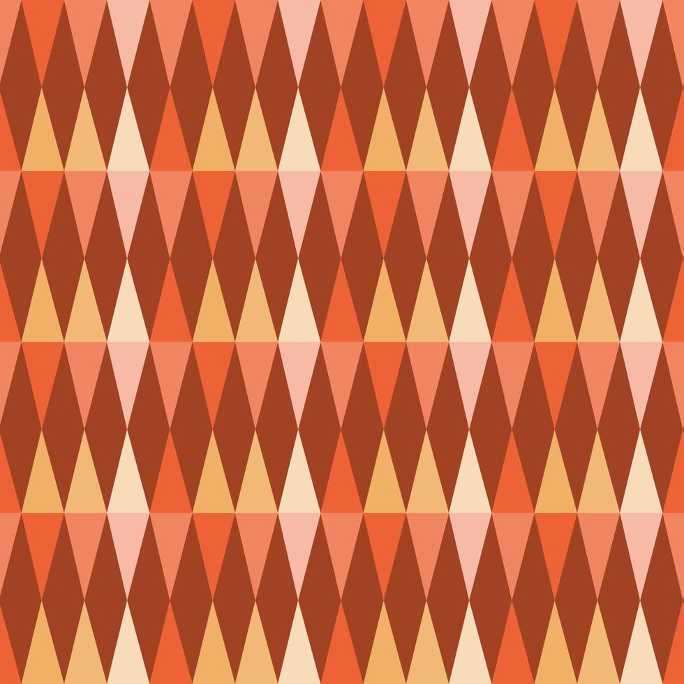Retro Warm pattern in vintage style of the 60s and 70s vector