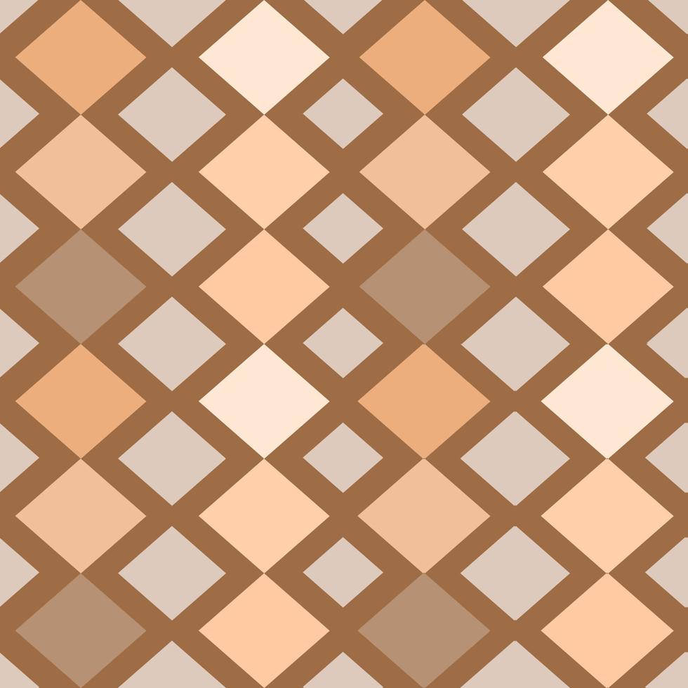 Retro Warm pattern in vintage style of the 60s and 70s vector