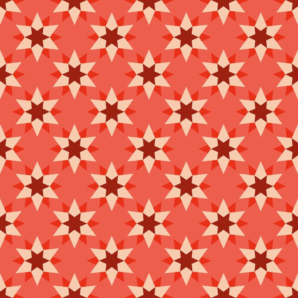 Retro Warm pattern in vintage style of the 60s and 70s vector