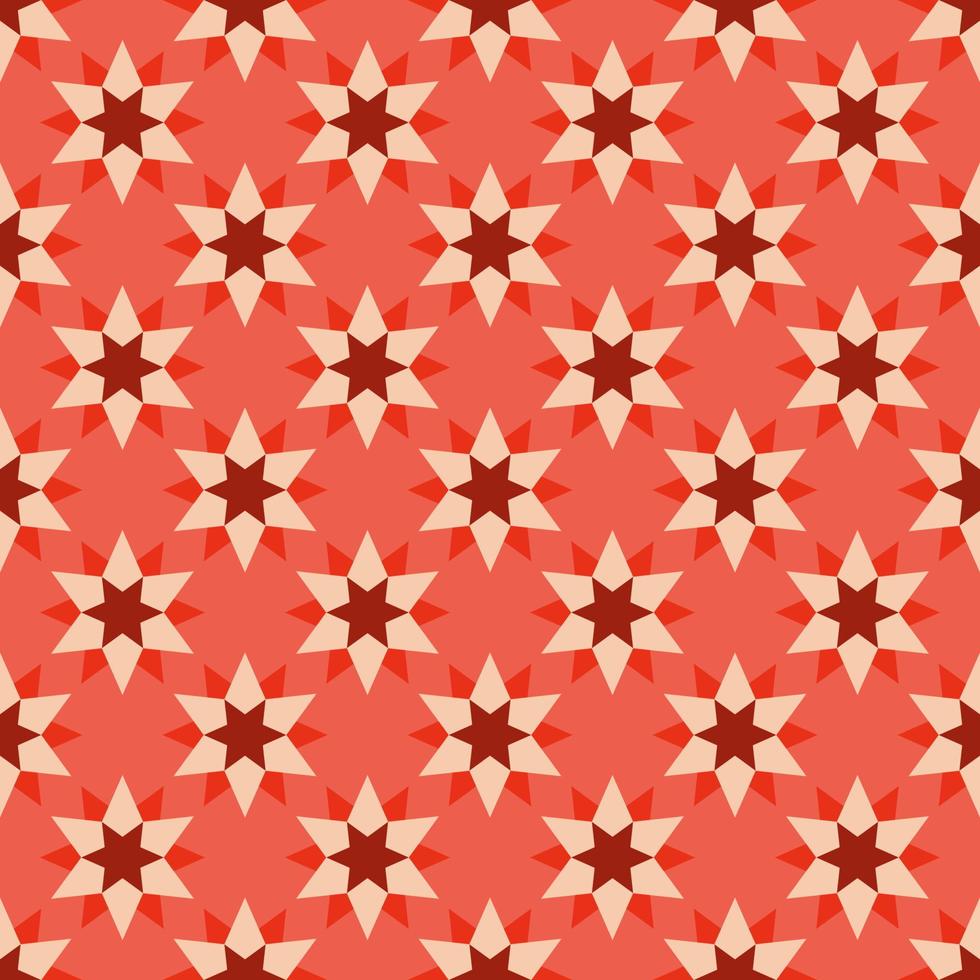 Retro Warm pattern in vintage style of the 60s and 70s vector