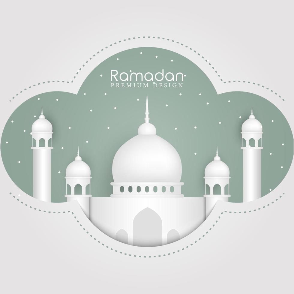 ramadan kareem Background Design. Greeting Card, Banner, Poster. Vector Illustration.