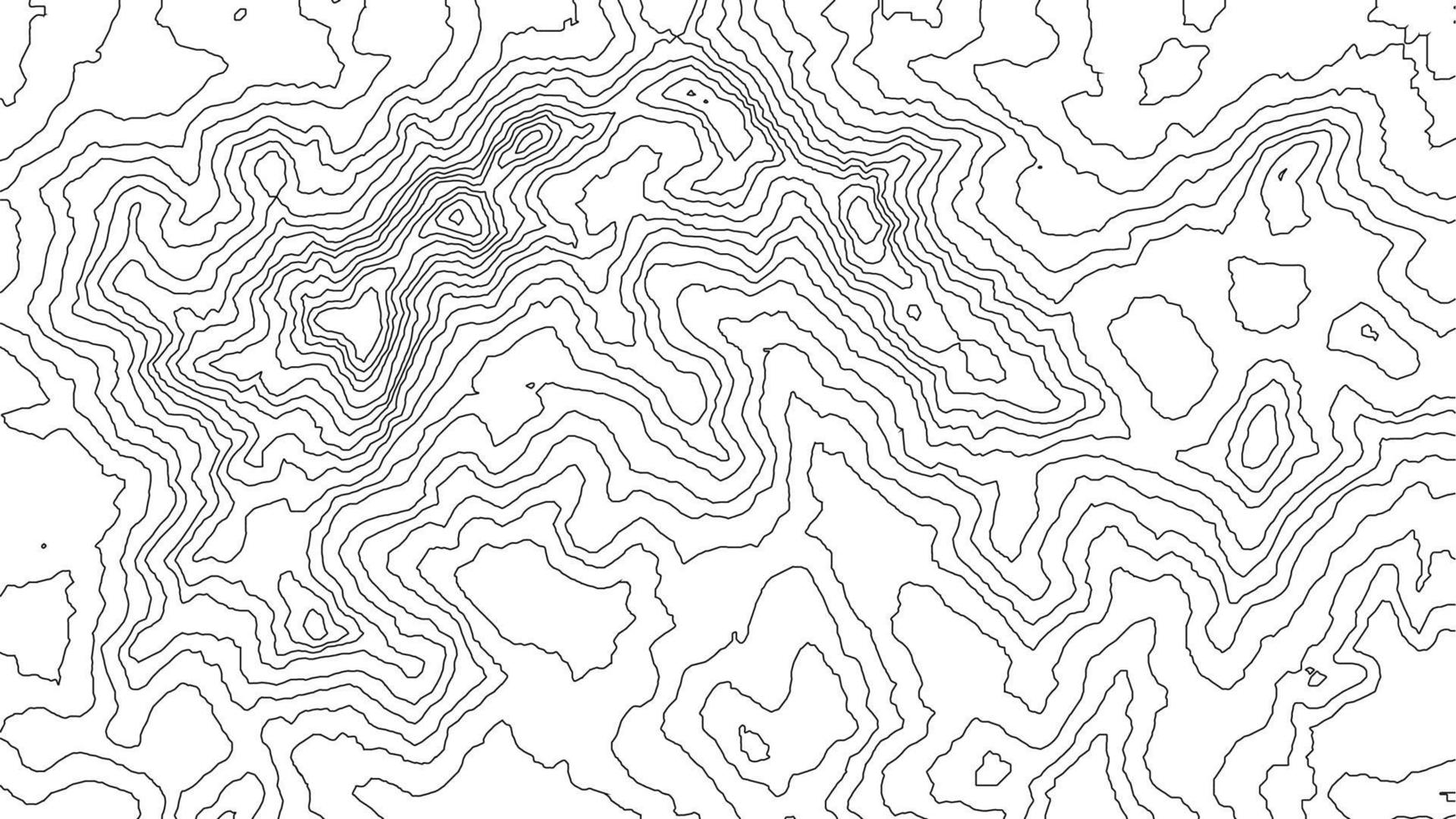 fondo de contorno del mapa topográfico. mapa topográfico con elevación. vector de mapa de contorno. Ilustración de vector abstracto de cuadrícula de mapa de topografía mundial geográfica.