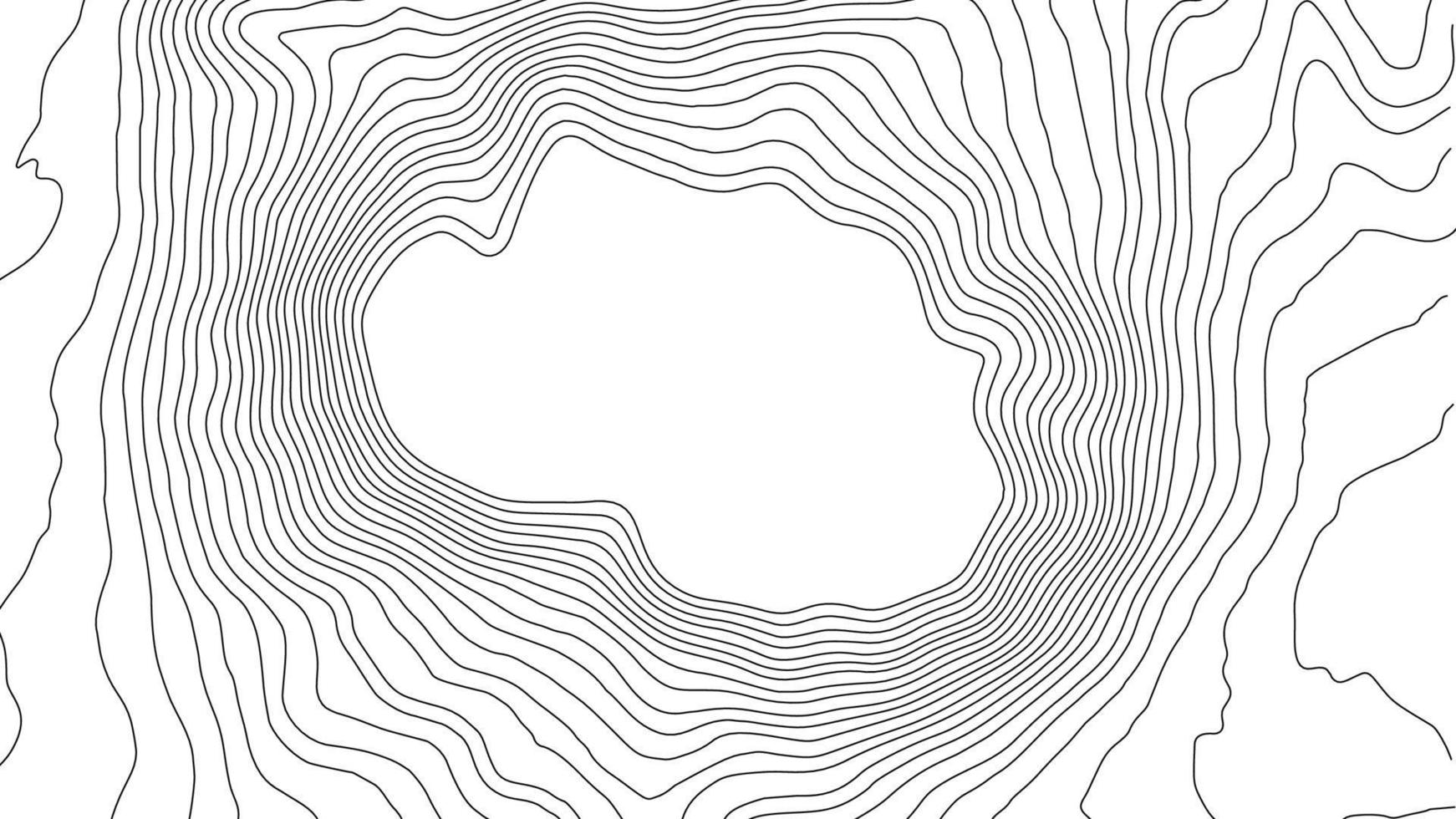 fondo de contorno del mapa topográfico. mapa topográfico con elevación. vector de mapa de contorno. Ilustración de vector abstracto de cuadrícula de mapa de topografía mundial geográfica.