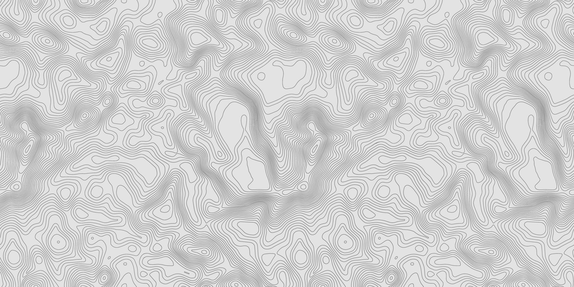 mapa topográfico sin fisuras. topografía vectorial de contornos grises. ilustración de vector de topografía de montaña geográfica. textura de patrón topográfico.