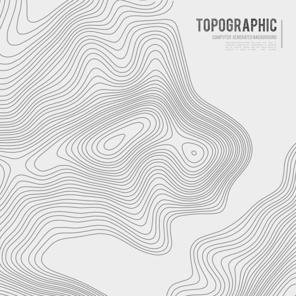 Topographic map contour background. Topo map with elevation. Contour map vector. Geographic World Topography map grid abstract vector illustration .