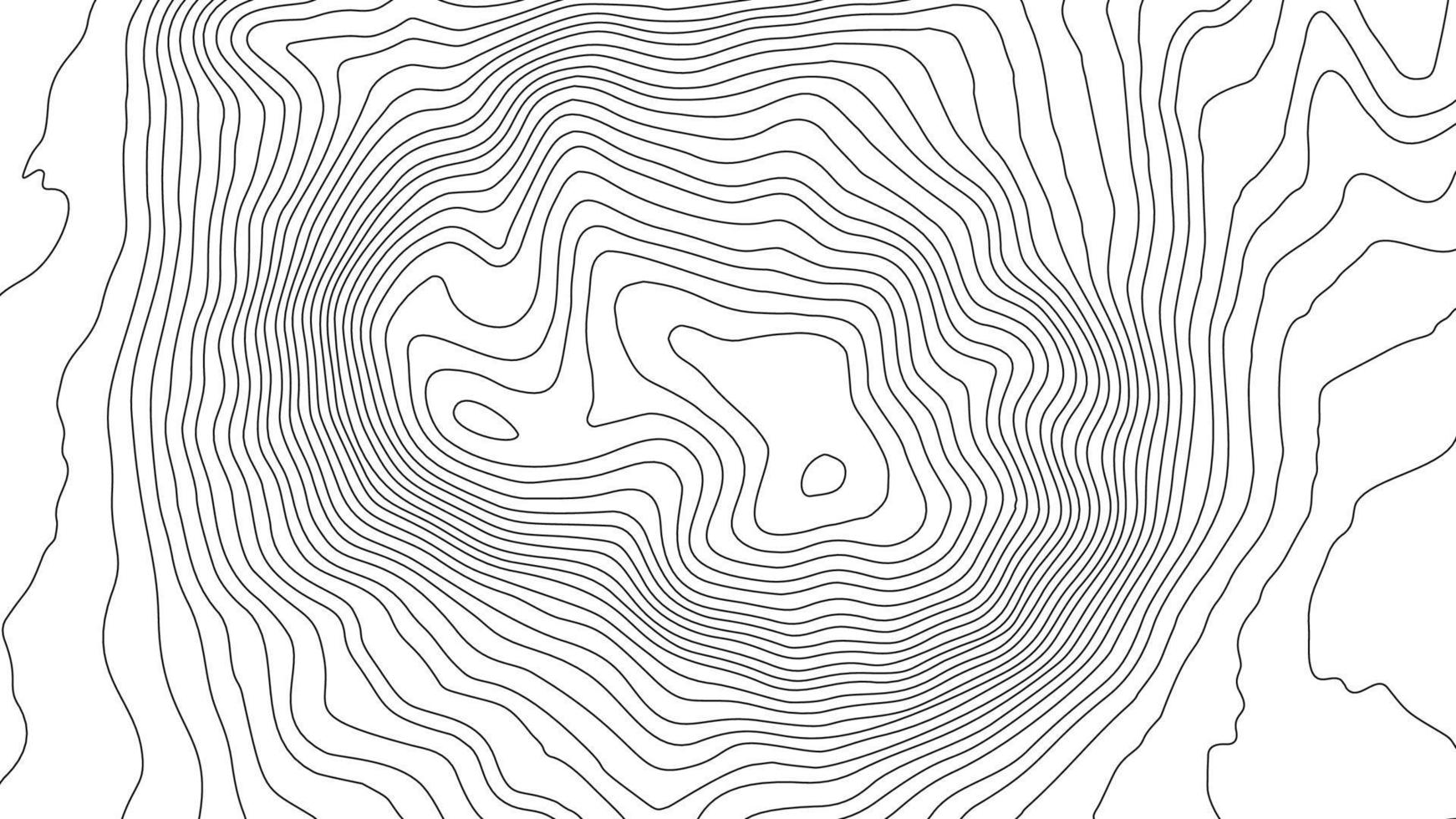 fondo de contorno del mapa topográfico. mapa topográfico con elevación. vector de mapa de contorno. Ilustración de vector abstracto de cuadrícula de mapa de topografía mundial geográfica.