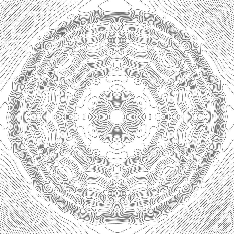 fondo de contorno del mapa topográfico. mapa topográfico con elevación. vector de mapa de contorno. Ilustración de vector abstracto de cuadrícula de mapa de topografía mundial geográfica.