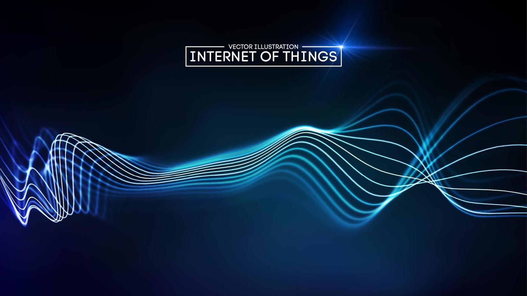 Internet of things background. Iot technology background EPS 10 vector