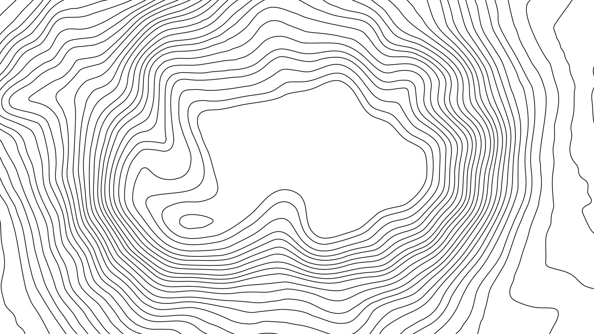 Topographic map contour background. Topo map with elevation. Contour