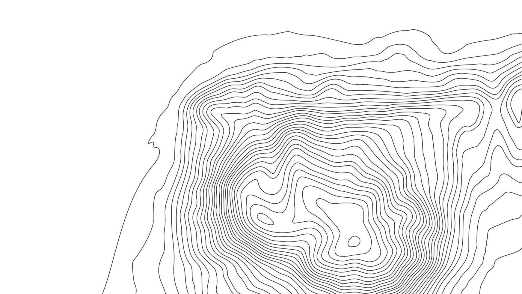 fondo de contorno del mapa topográfico. mapa topográfico con elevación. vector de mapa de contorno. Ilustración de vector abstracto de cuadrícula de mapa de topografía mundial geográfica.