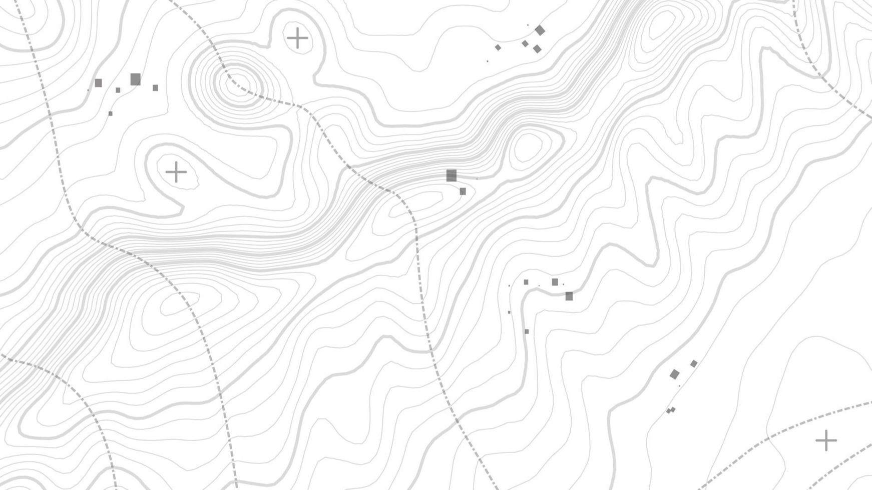 fondo de contorno del mapa topográfico. mapa topográfico con elevación. vector de mapa de contorno. Ilustración de vector abstracto de cuadrícula de mapa de topografía mundial geográfica.