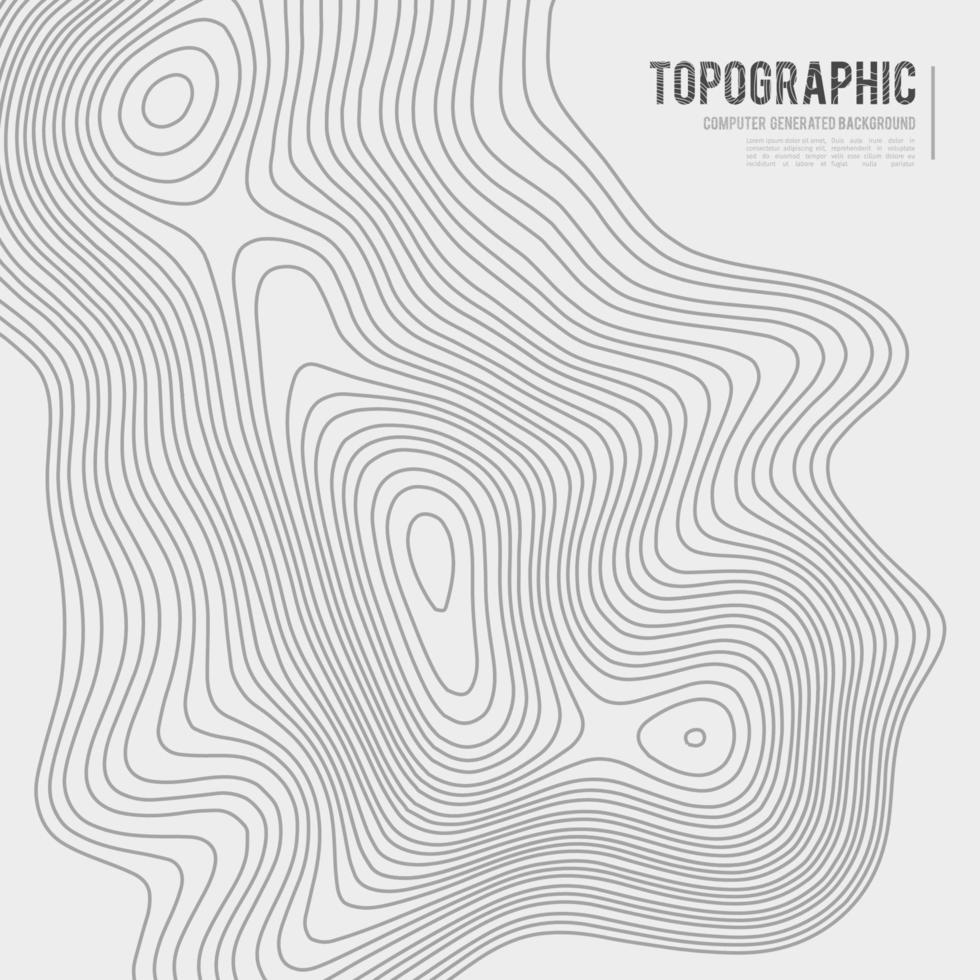 Topographic map contour background. Topo map with elevation. Contour map vector. Geographic World Topography map grid abstract vector illustration .