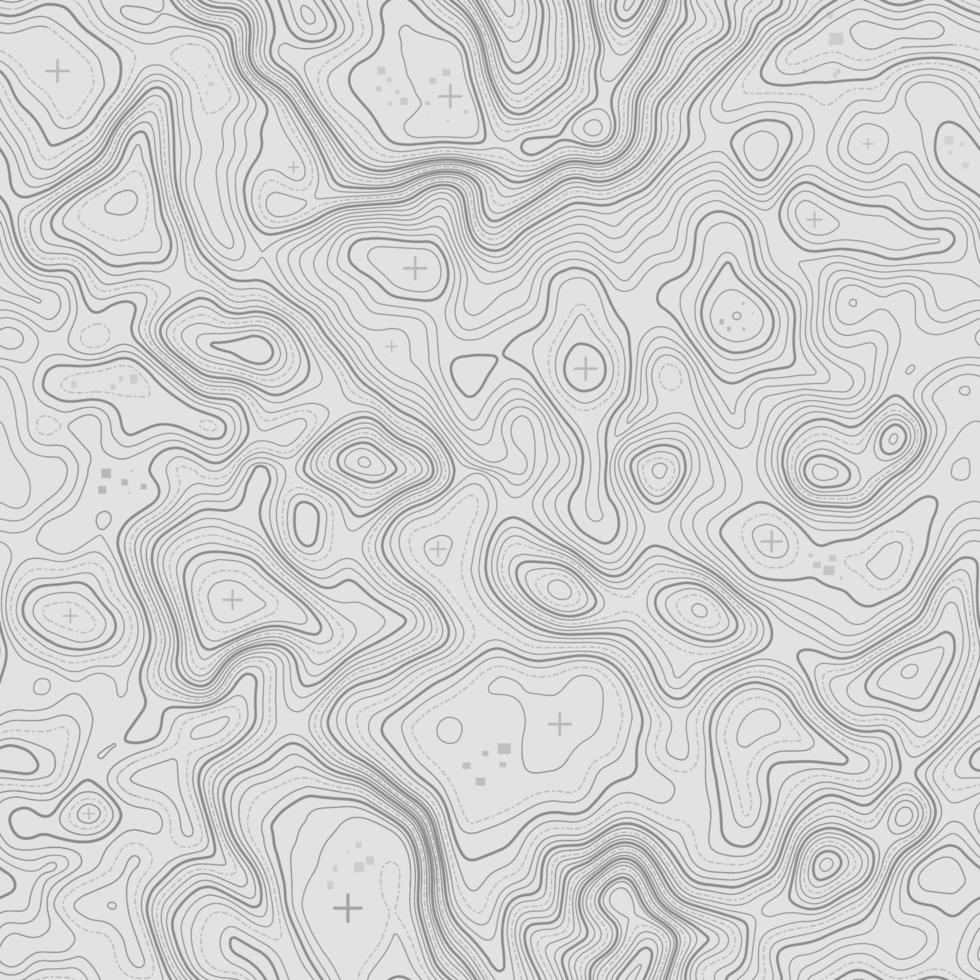 Seamless pattern. Topographic map background with space for copy Seamless texture. Line topography map contour background , geographic grid . Mountain hiking trail over terrain . vector