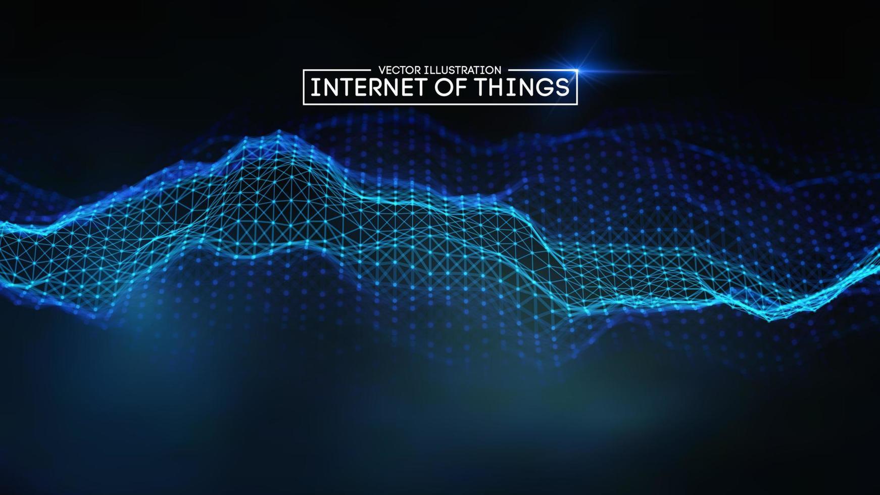 Internet of things background. Iot technology background EPS 10 vector