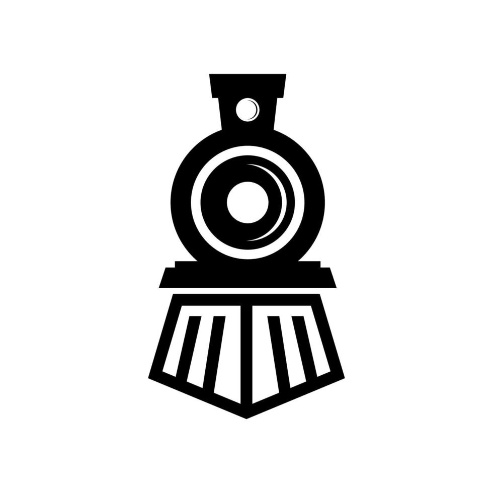 classic train icon vector