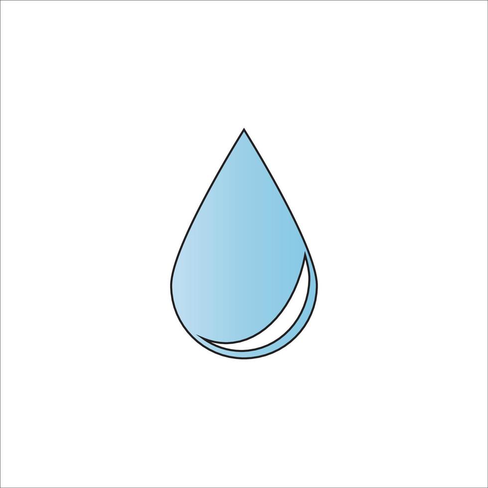 diseño de vector de logotipo de icono de agua