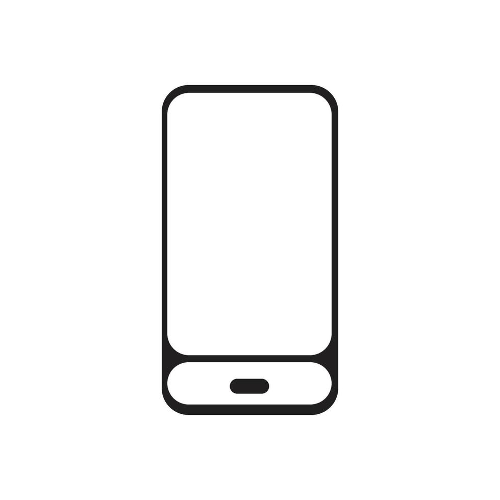 mobile phone icon logo vector design template