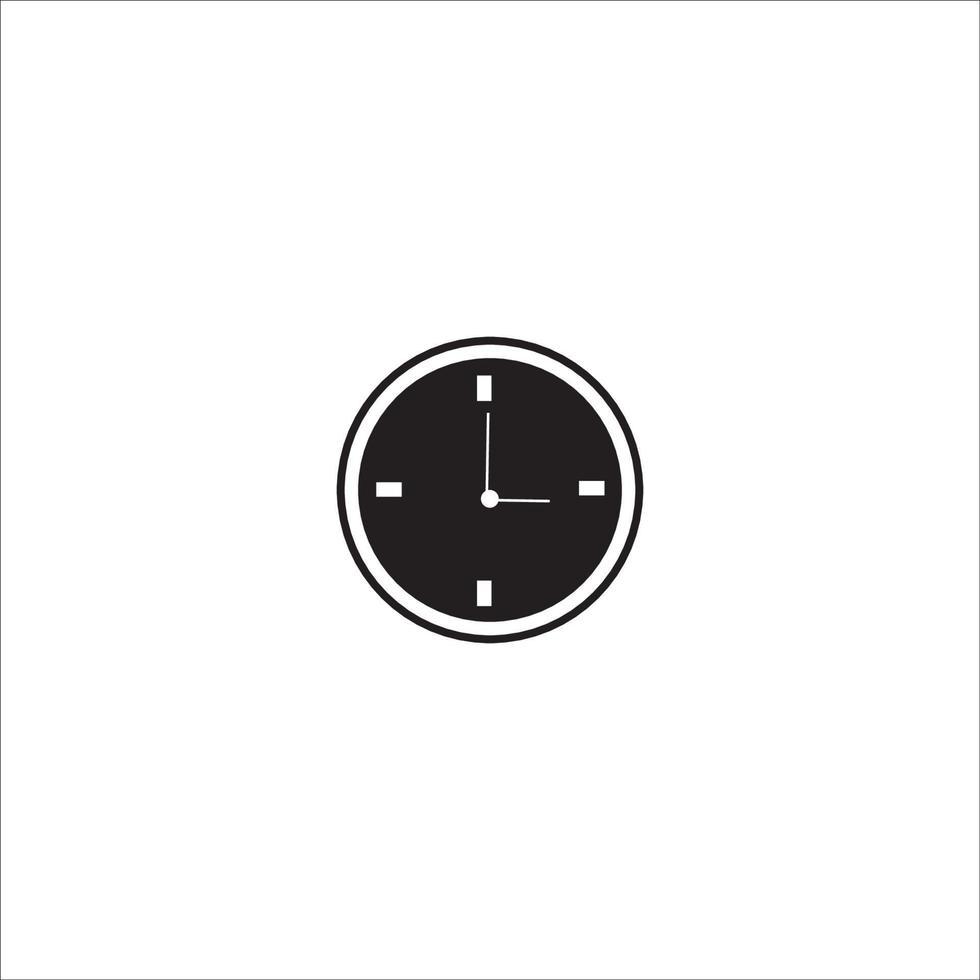 clock icon logo vector design