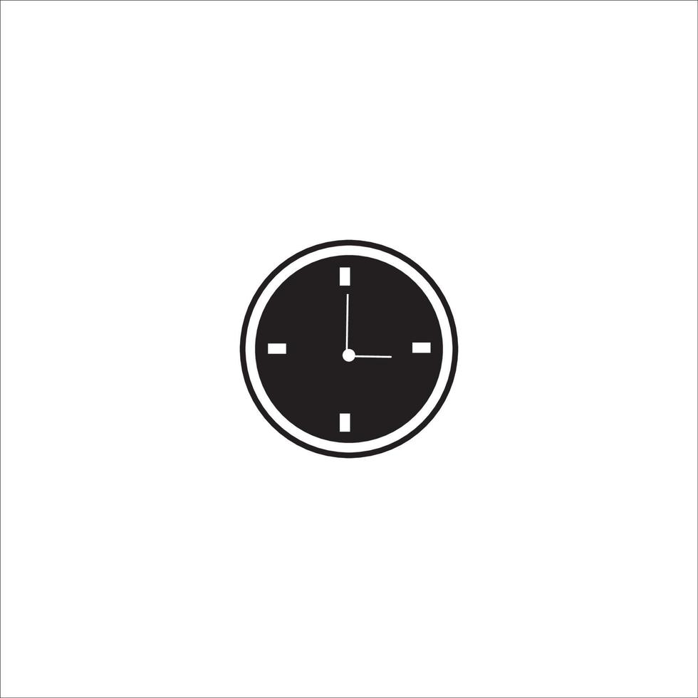 diseño de vector de logotipo de icono de reloj