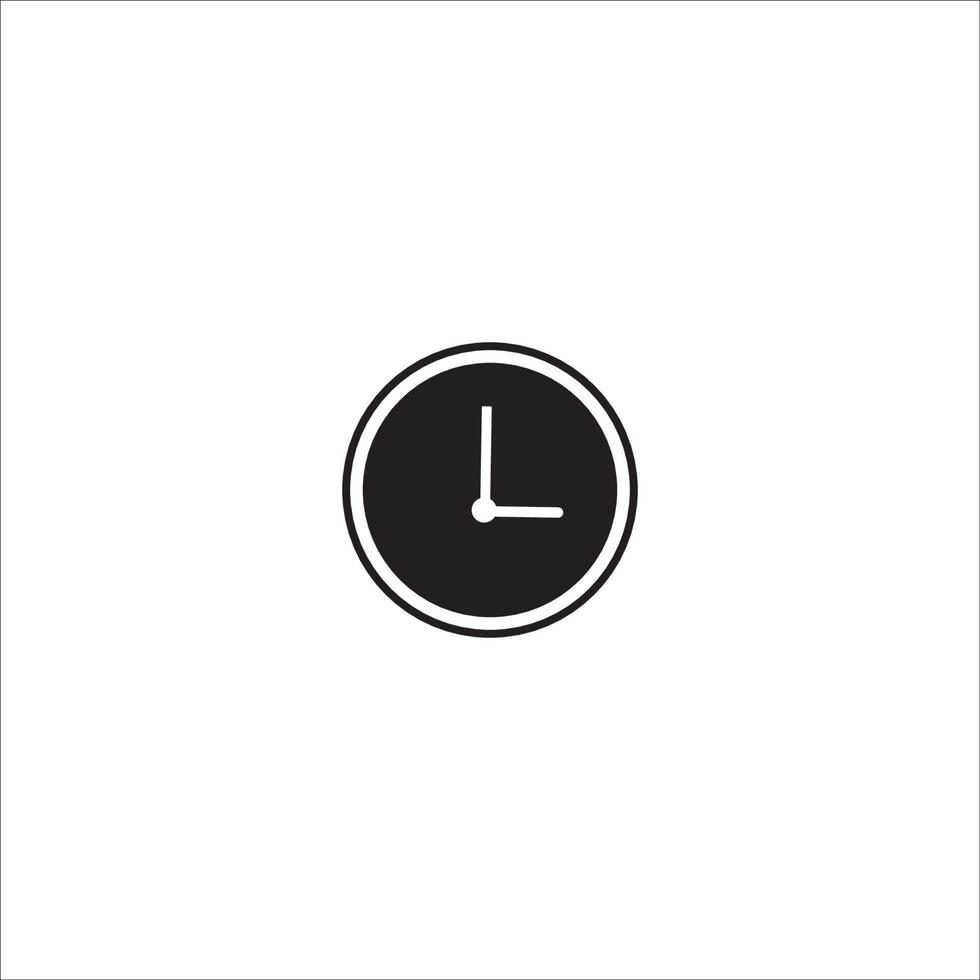 clock icon logo vector design