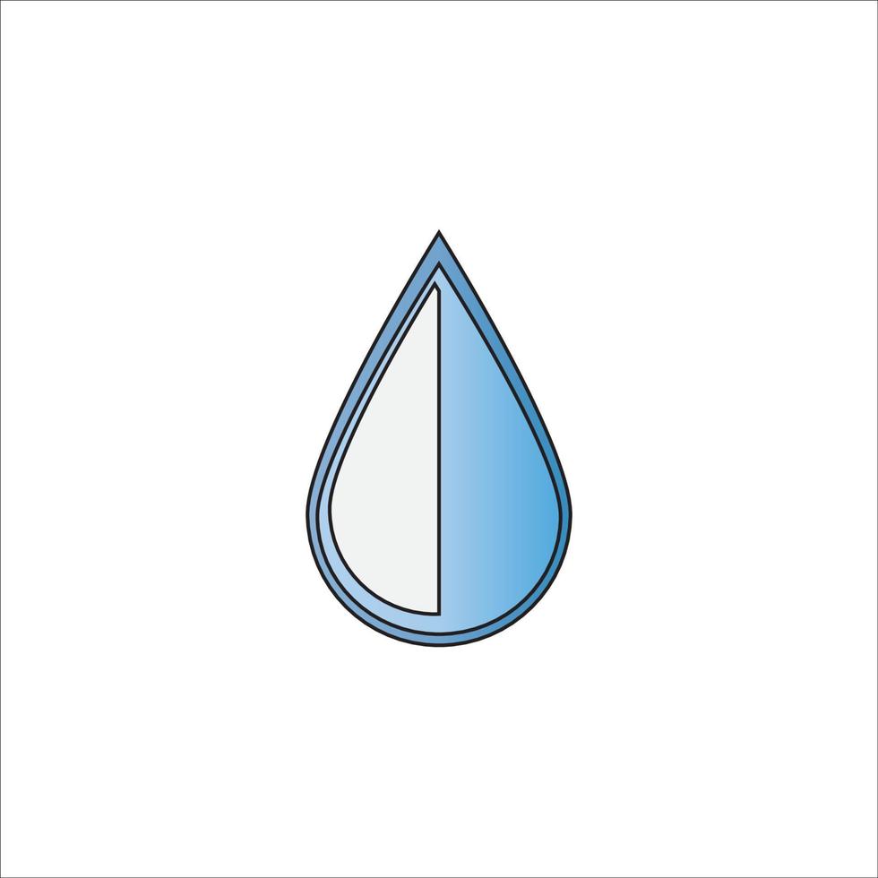 diseño de vector de logotipo de icono de agua