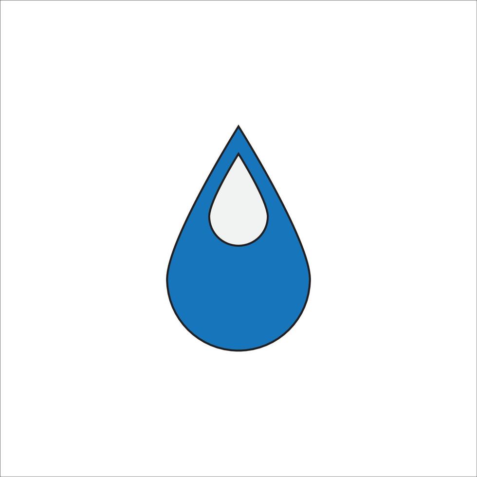water icon logo vector design