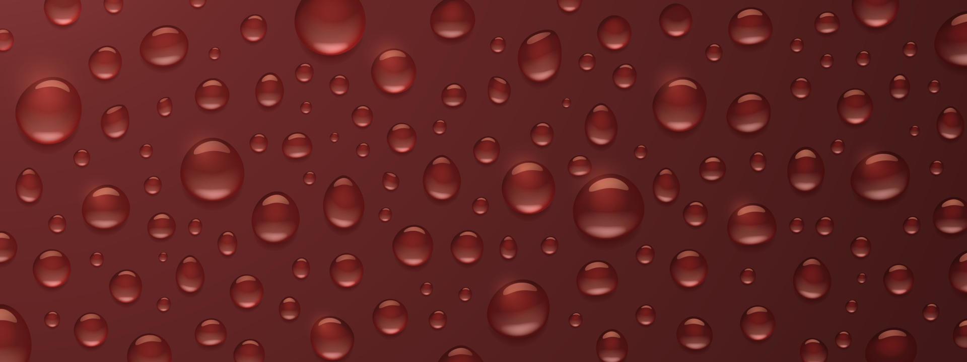 Cola, coffee, whiskey background with drop bubbles vector