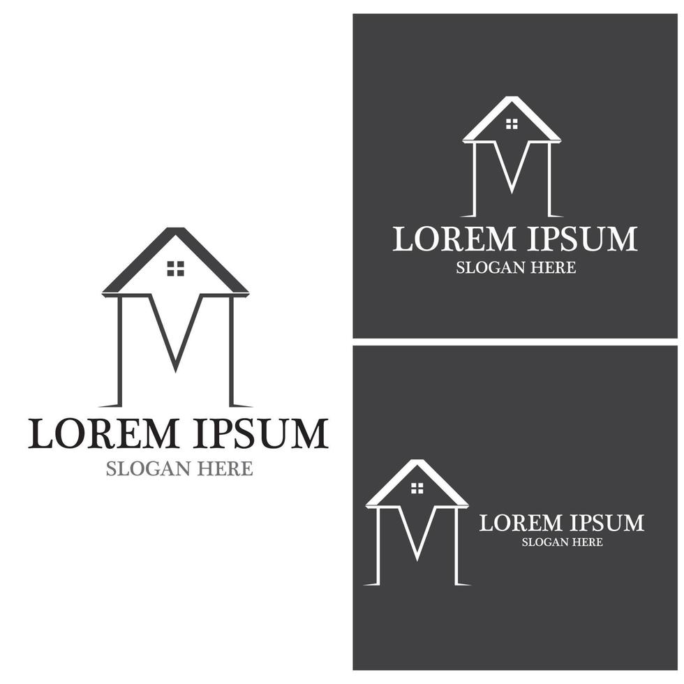 House Logo Home Real Estate Business  Home  building vector