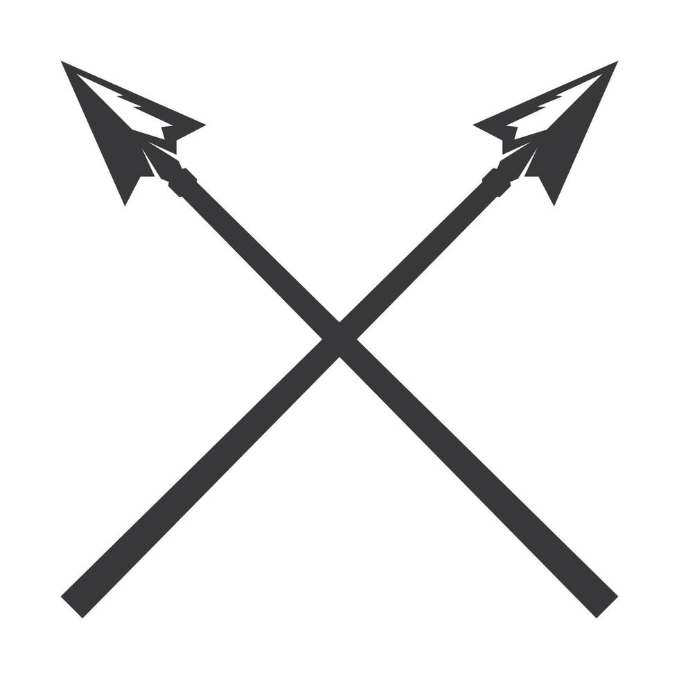 Spear logo icon vector image