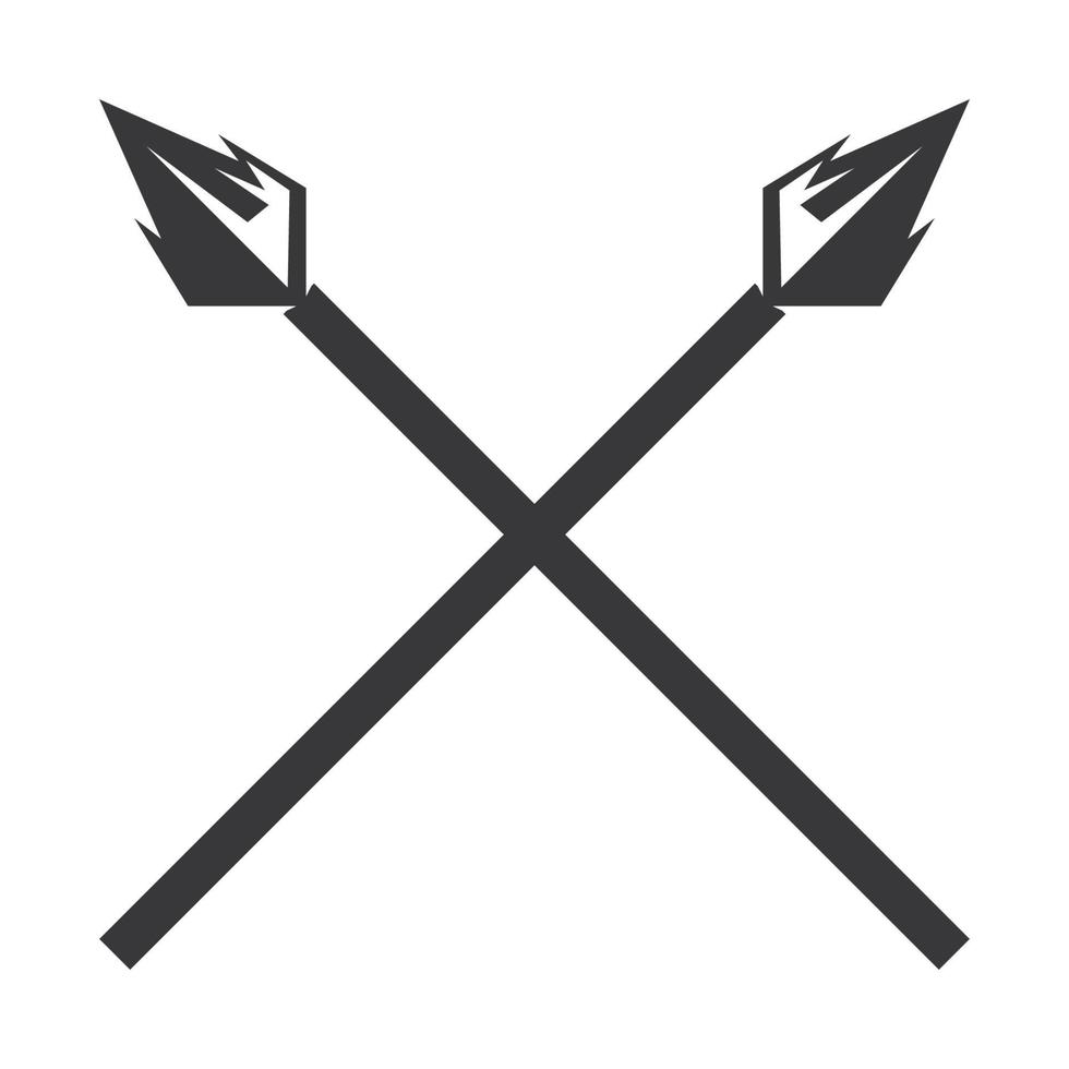 Spear logo icon vector image