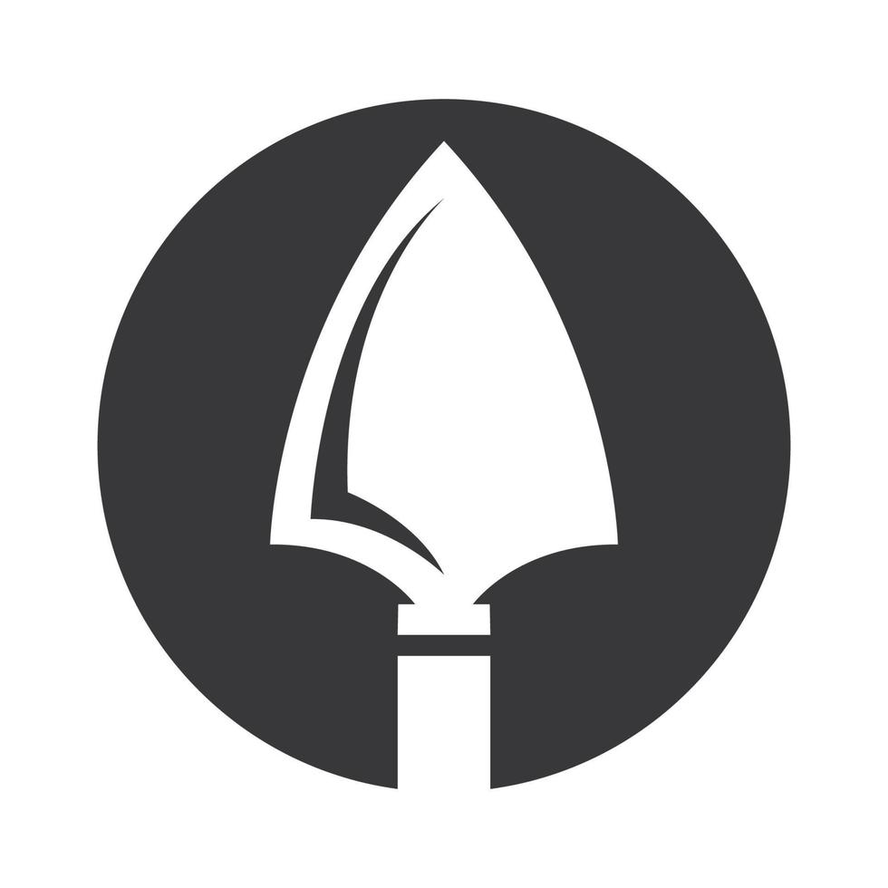 Spear logo icon vector image