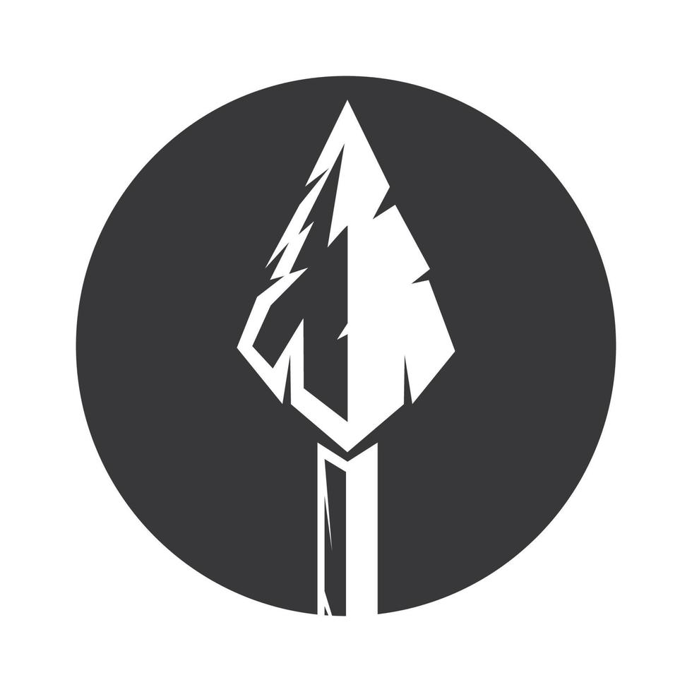 Spear logo icon vector image