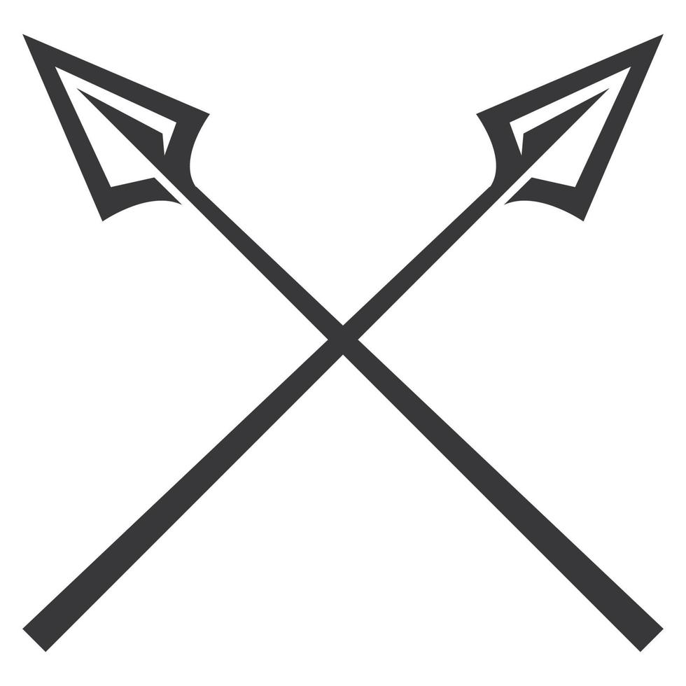 Spear logo icon vector image