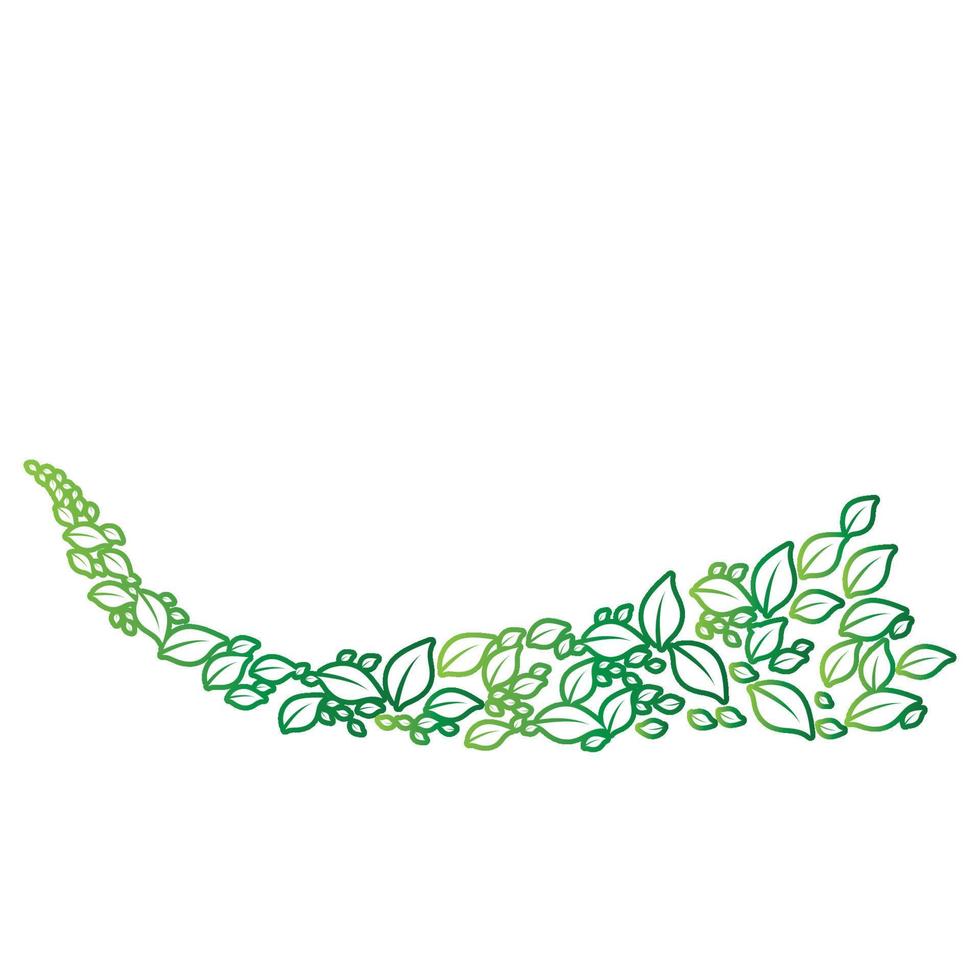 Leaf green logo and symbol vector