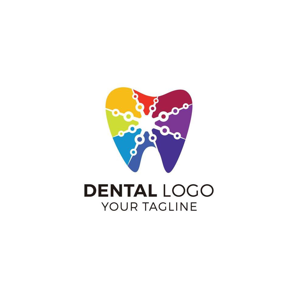 Dental Dentist Logo design vector template