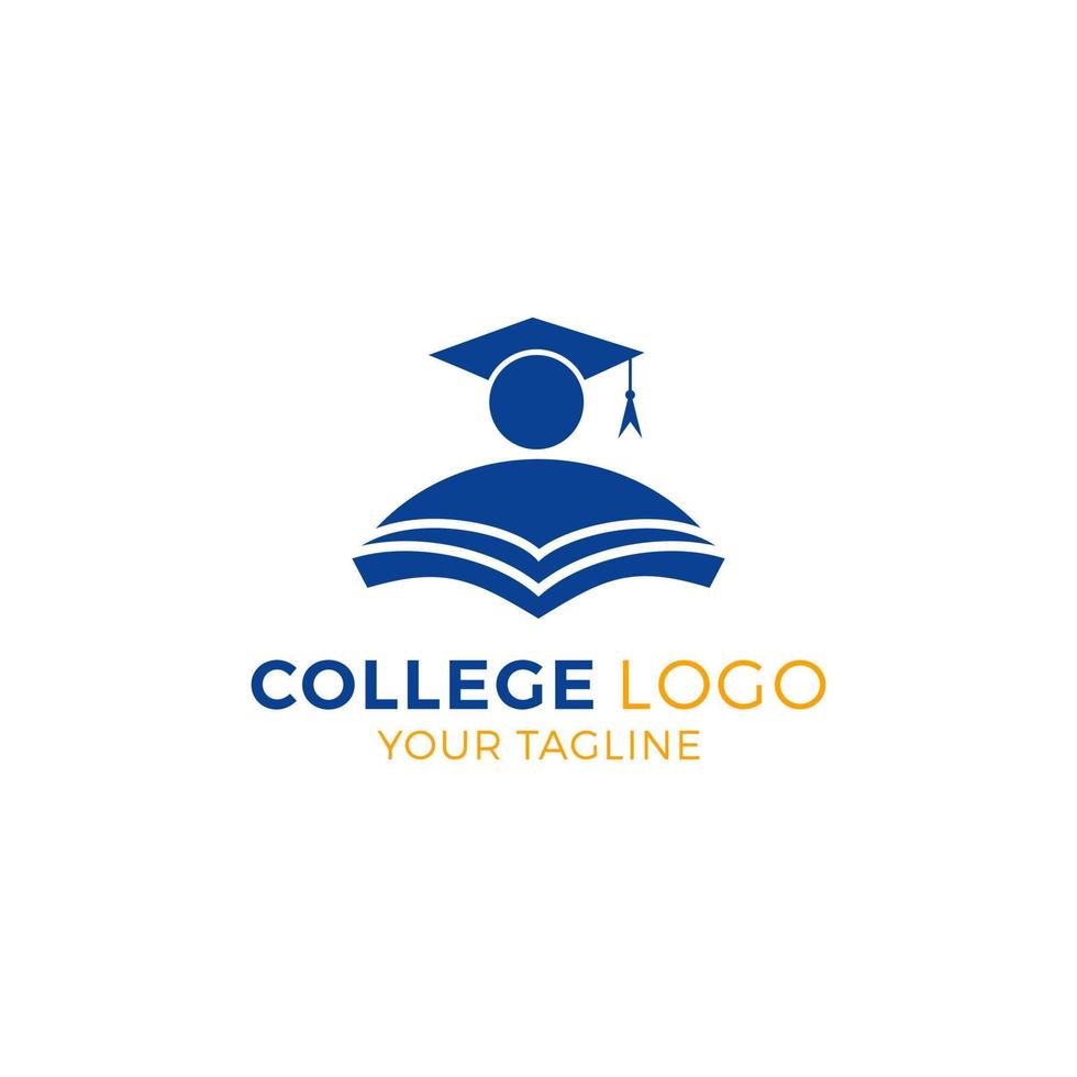 plantilla de vector de logotipo de universidad universitaria