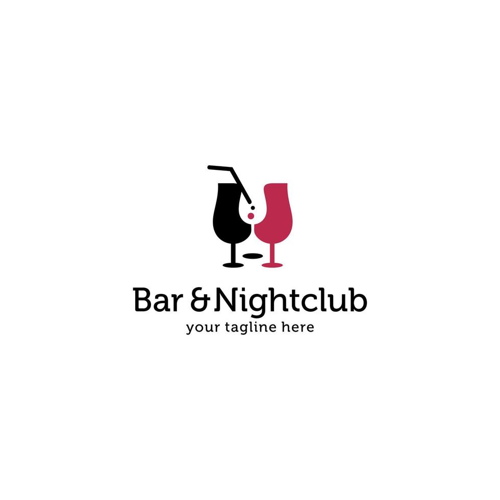 Bar and Nightclub Logo Vector template