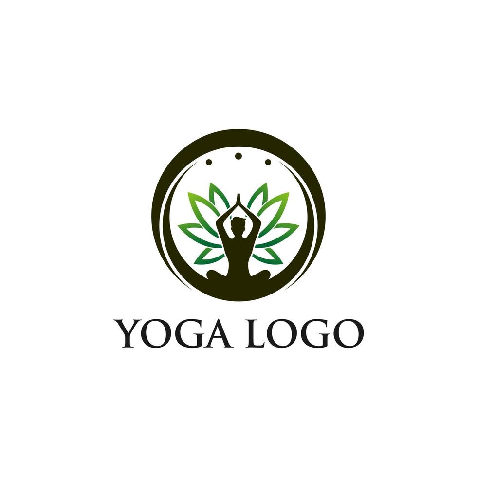 Yoga Logo design Vector Template